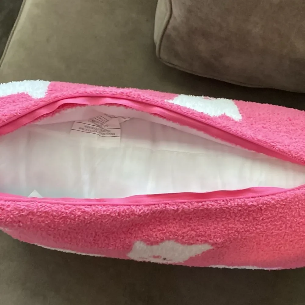 NWT- Cupcakes and Cashmere- viral ghost pillow- pink and white